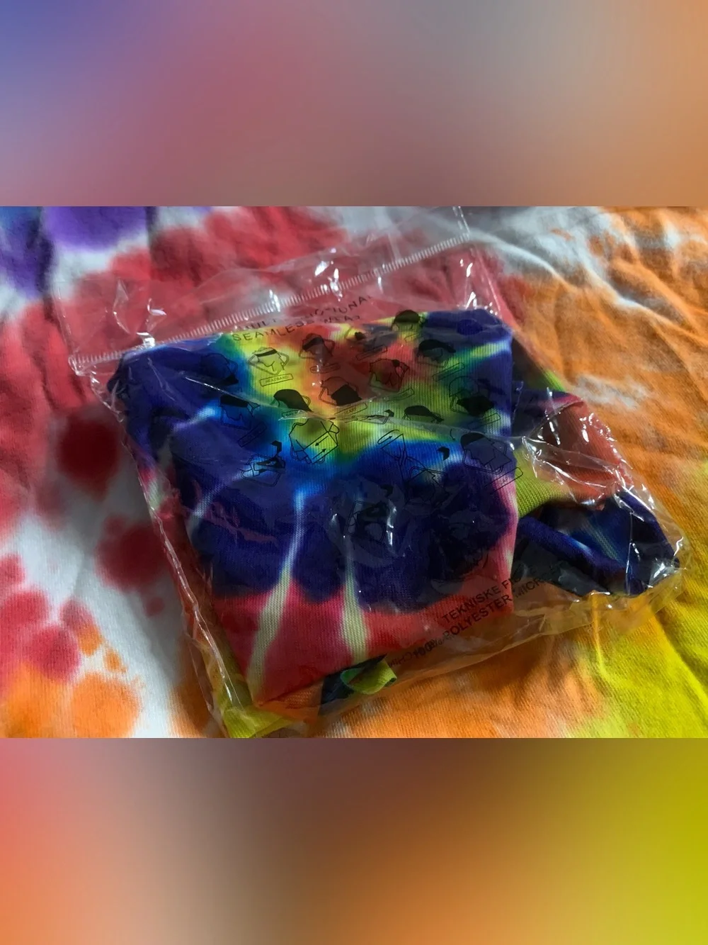 Boys Rainbow Tie-Dye Spiral Tee Set